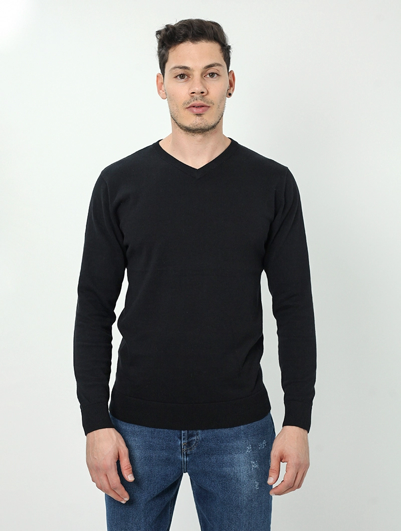 Pull col v essentiel